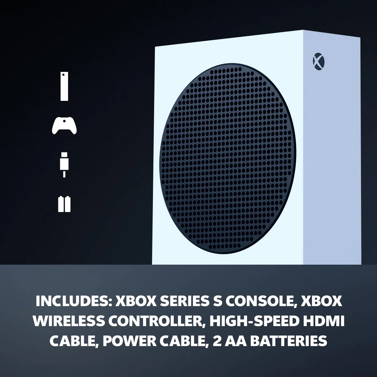 Xbox Series S - All Digital Gaming Console - 512GB SSD - Includes Wireless Controller - 120FPS - Robot White