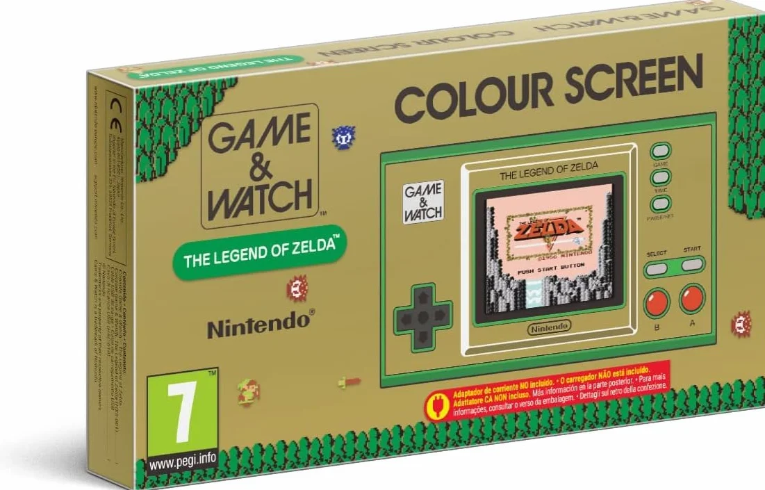 Nintendo Game & Watch: The Legend of Zelda console de jeux portables Or, Vert
