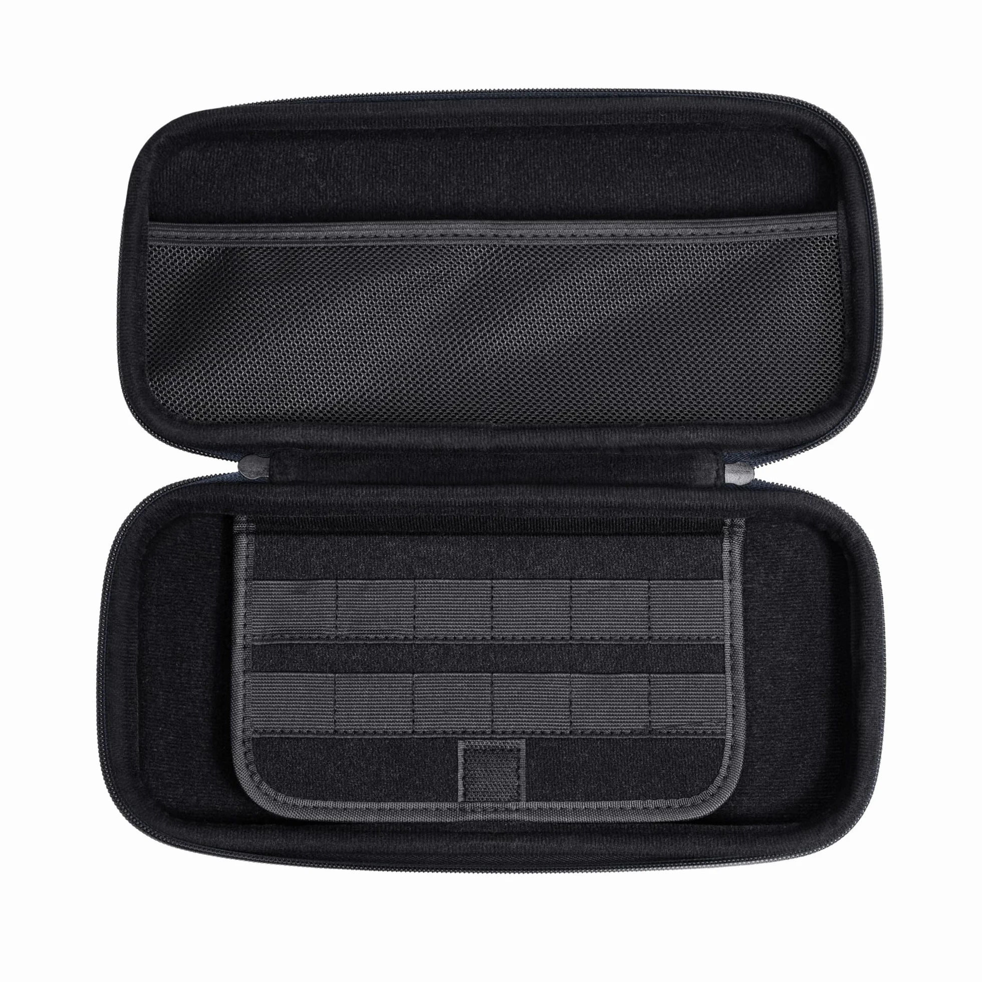 GXTrust 1251B Funda para Nintendo Switch 2, Funda Protectora Dura, Carcasa Estuche Rigido de Transporte para Consola y Accesorios, Bolsillo para 4 Joy-Cons y 12 Cartuchos de Juego, Azul