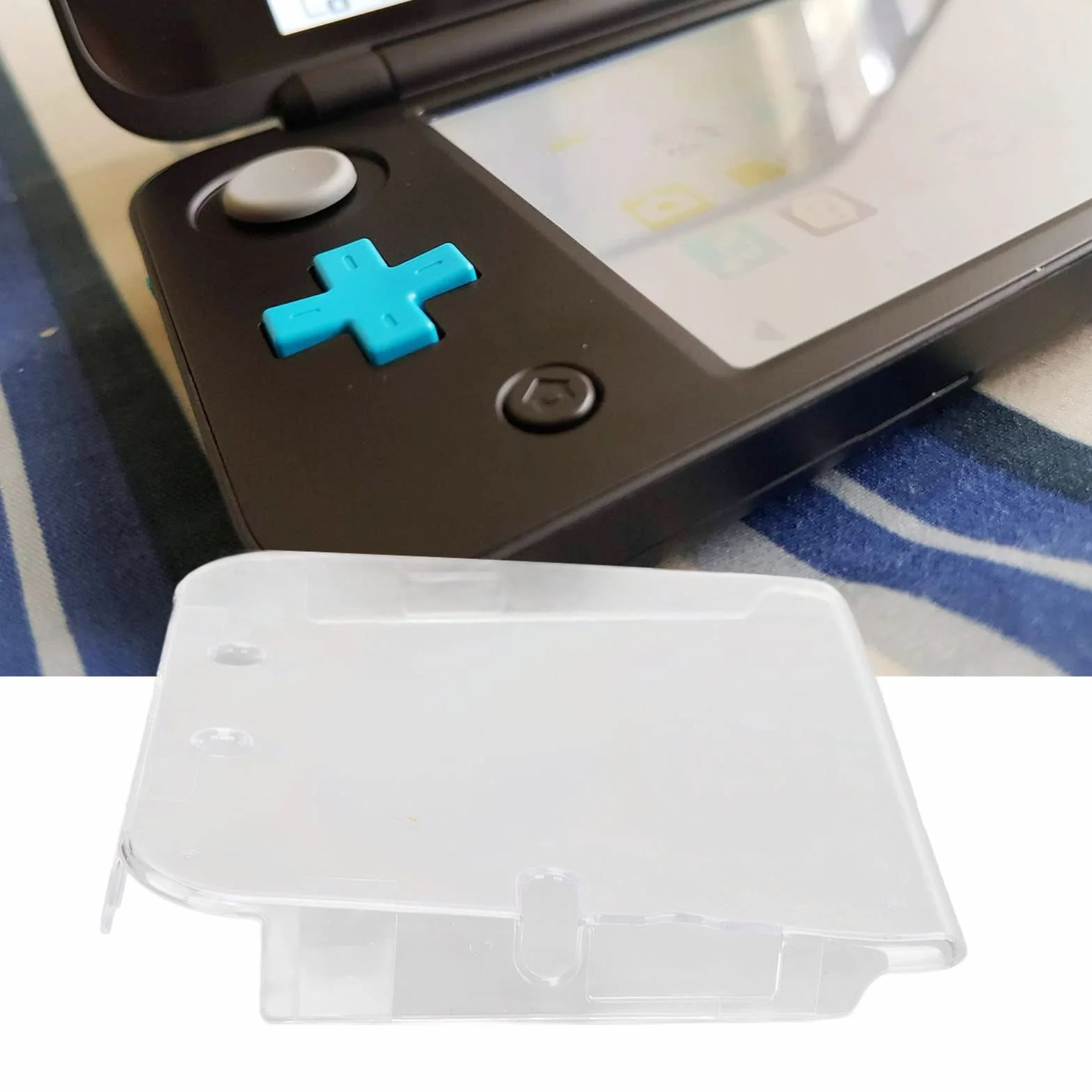 Funda para 2DS, Funda Protectora Transparente de Cristal Ultra Transparente, Funda Protectora Antiarañazos, Carcasa Dura, Funda Protectora para 2DS