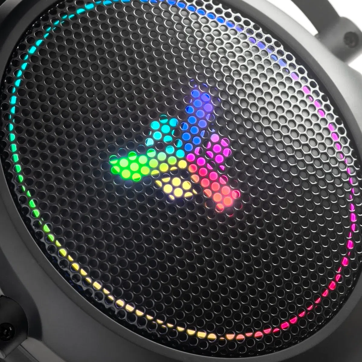Itek H500 Auriculares Gaming con Micrófono Extraíble, Sonido Envolvente 7.1 Virtual, Cancelación de Ruido Externo, Iluminación LED RGB, Conexión USB, Compatible con PC y Consola, Negro, Ajustable