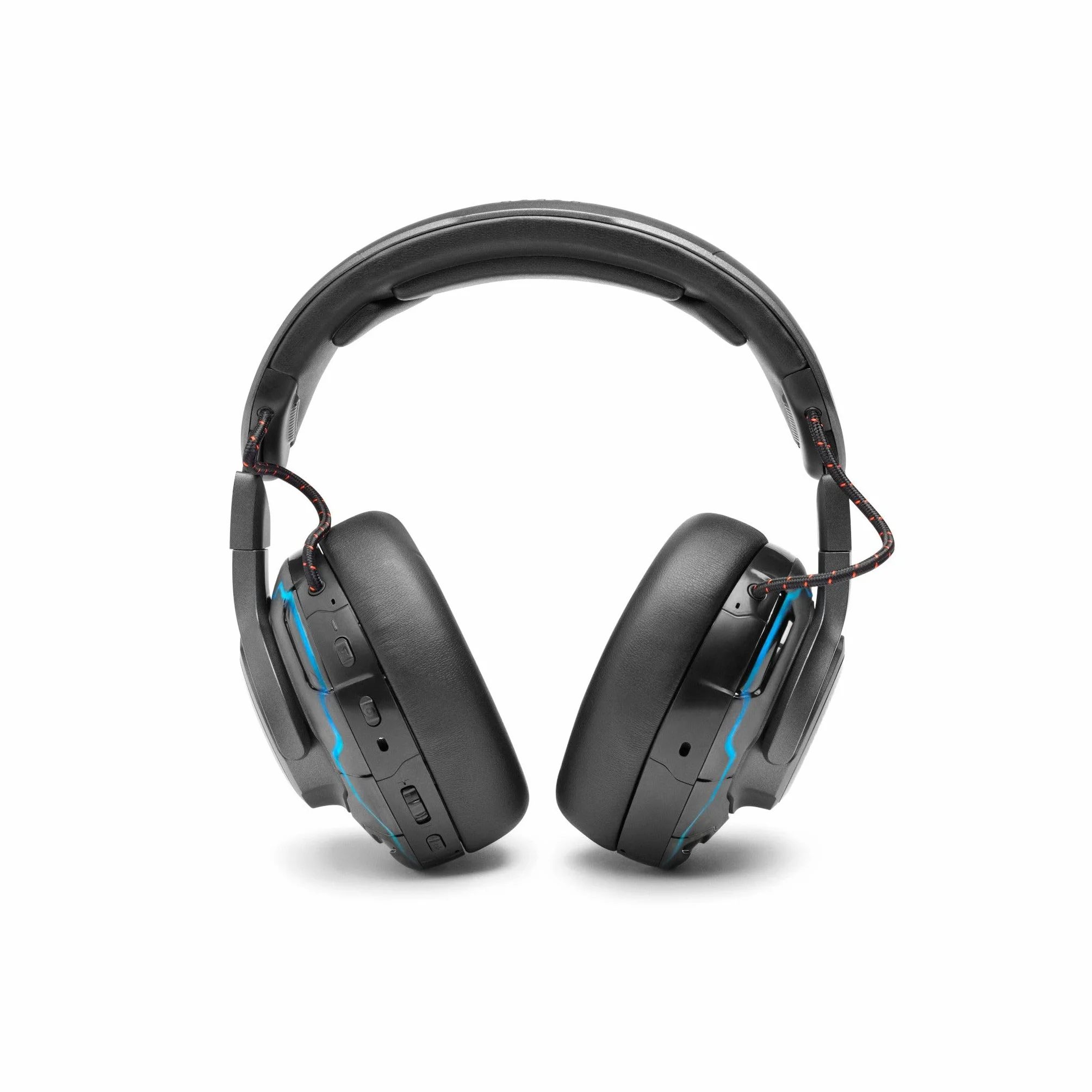 JBL Quantum ONE Auriculares para gamers con tecnología QuantumSPHERE 360 y sensor de movimiento de cabeza, diseño llamativo, compatible con PC, Playstation y Xbox, negro