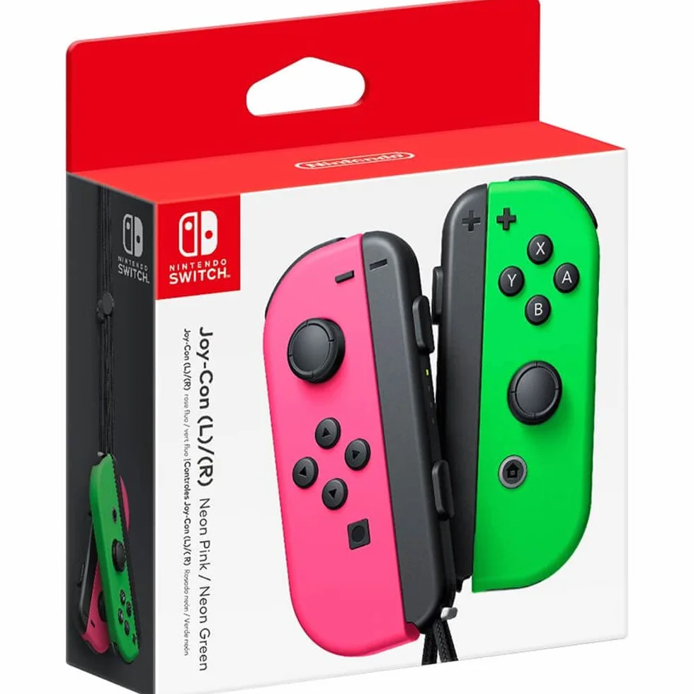 Nintendo Par Joy-Con, verde/rosa, Bluetooth Interruptor