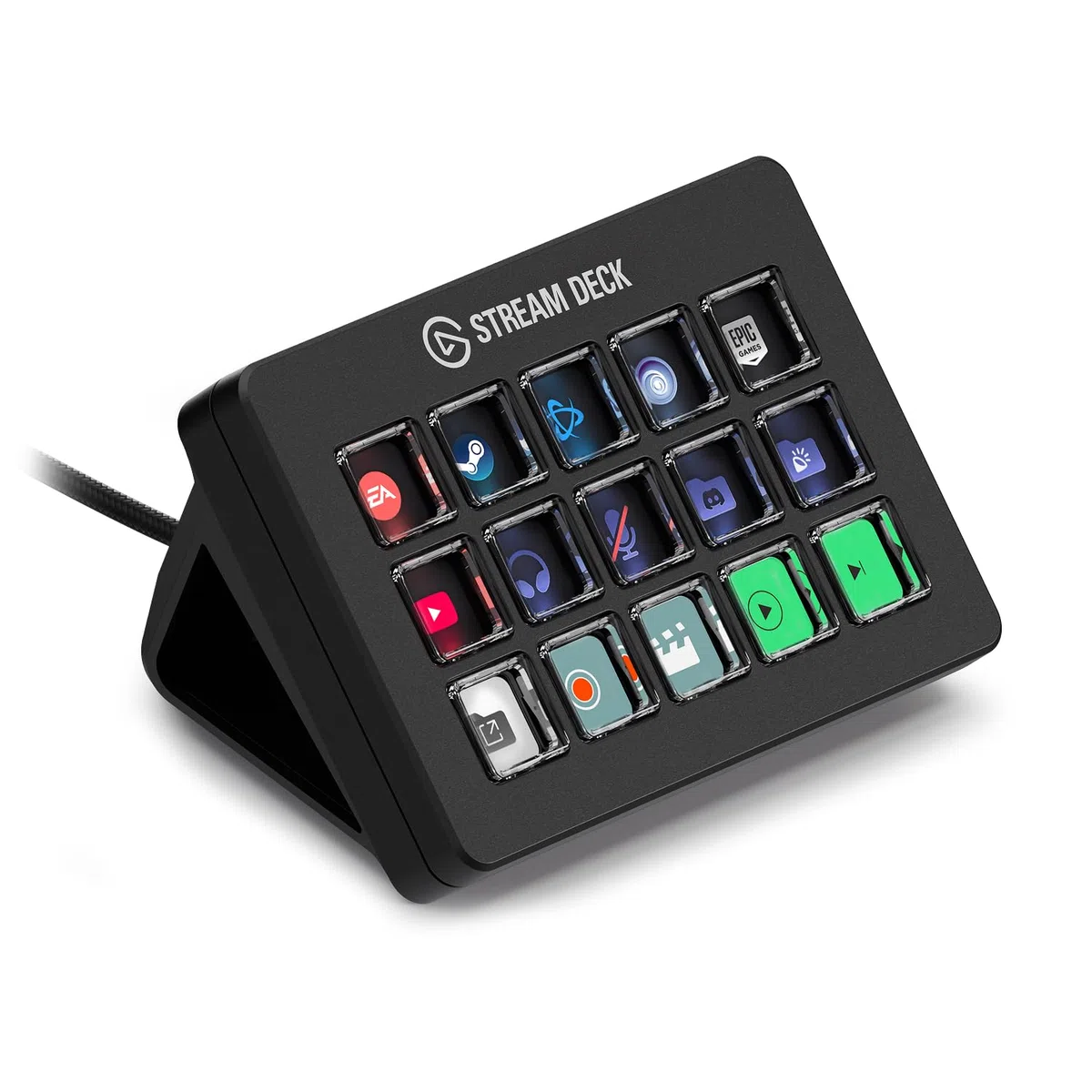 Elgato Stream Deck Scissor Keys, controlador de flujo