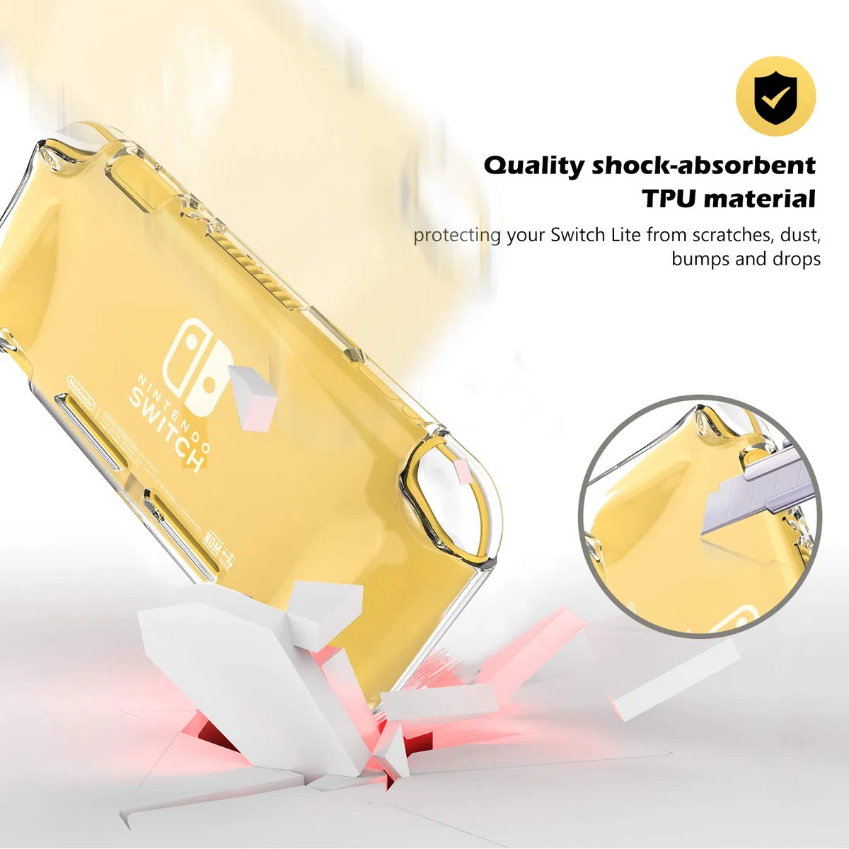 ProCase Estuche Compatible con Nintendo Switch 2 2025, Bolsa Fieltro Funda Portátil Protectora de Almacenamiento con 5 Ranuras para Tarjetas de Juego
