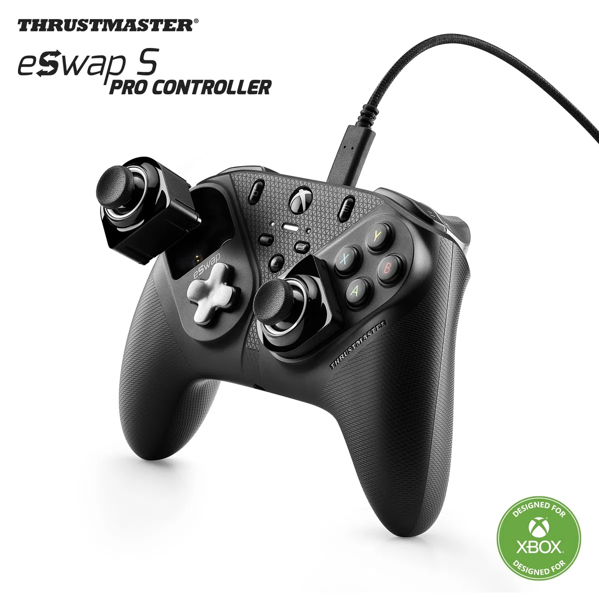Thrustmaster eSwap S Wired Pro Mando Modular - XBOX y PC | Ministicks intercambiables sin herramientas, módulos S5 NXG, D-pad mecánico, activación 0,3 mm, 5M+ clics, 1 año garantía
