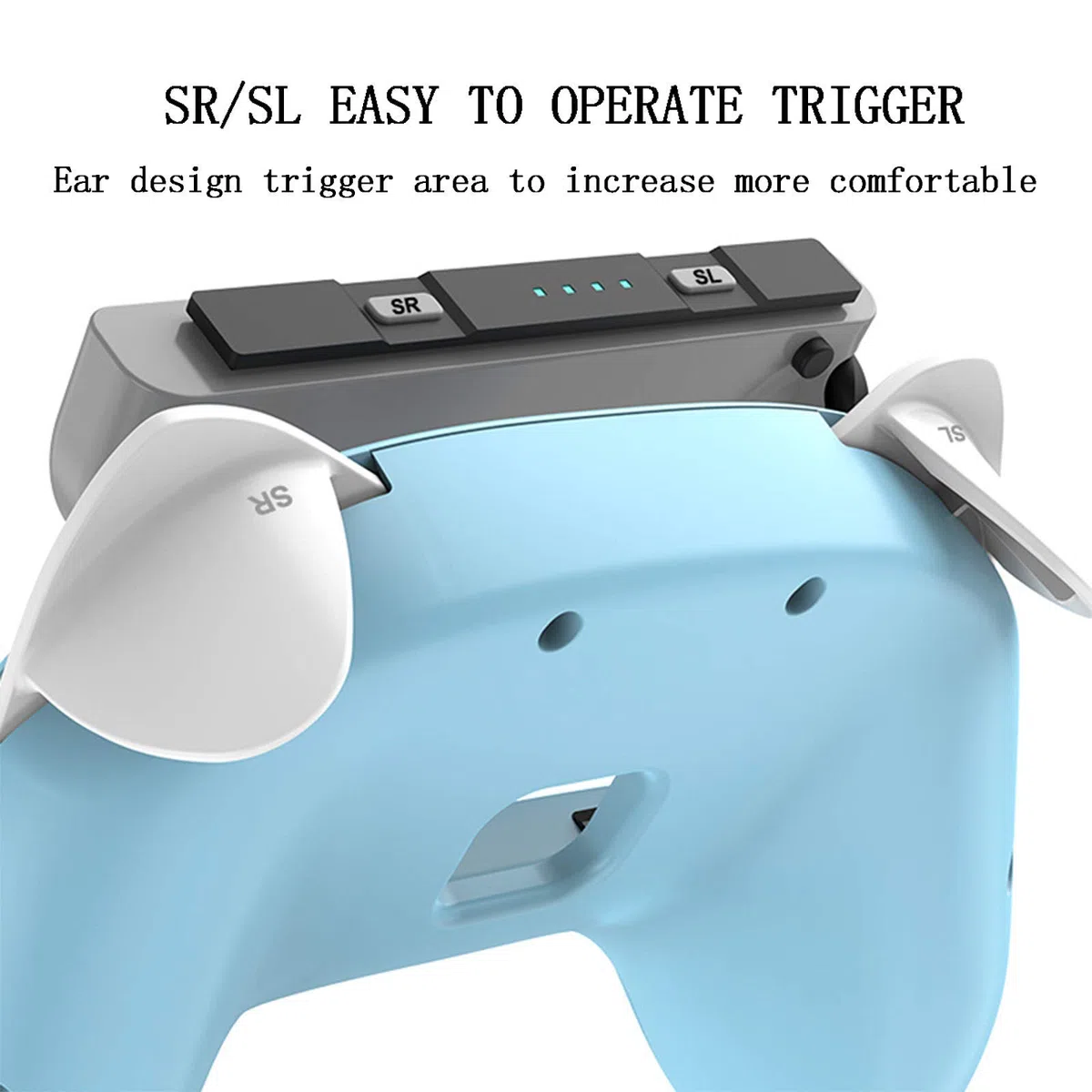 RajoNN Volantes con empuñadura y Interruptor para el Controlador Joy-con de Nintendo Switch, empuñadura Joy-con para Juegos de Accesorios de Mario Kart/Nintendo Switch (4 Paquetes de Lujo), Rojo y