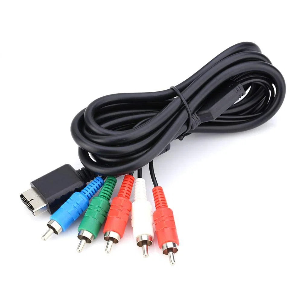 Mavis Laven Cable AV para componentes, salida múltiple AV a cable de cable de video / audio para Sony Playstation PS2 PS3