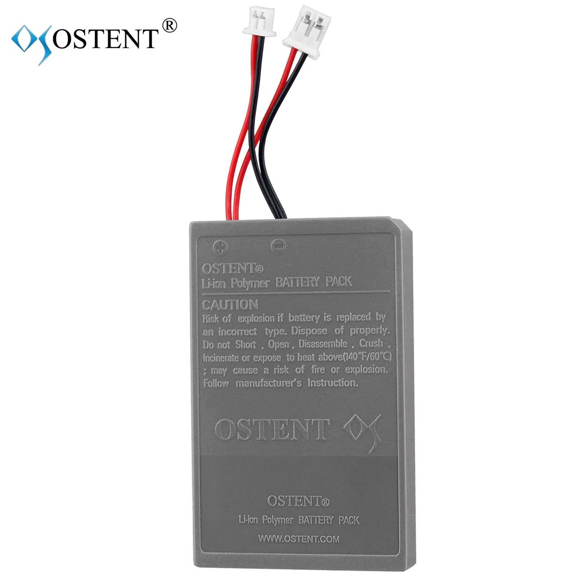 OSTENT 1000mAh 3.65V 3.7Wh Recargable Li-Ion Batería de Repuesto para Sony PS4 Original/Pro/Slim CUH-ZCT1 CUH-ZCT2 Serie Bluetooth inalámbrico Dual Shock Controller Viejo Nueva Versión