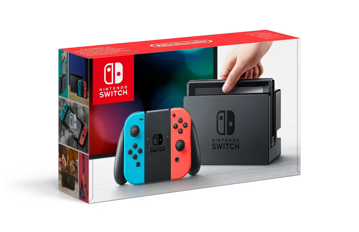 Nintendo Switch 2019 con Joy-Con - Azul y Rojo (Reacondicionado)
