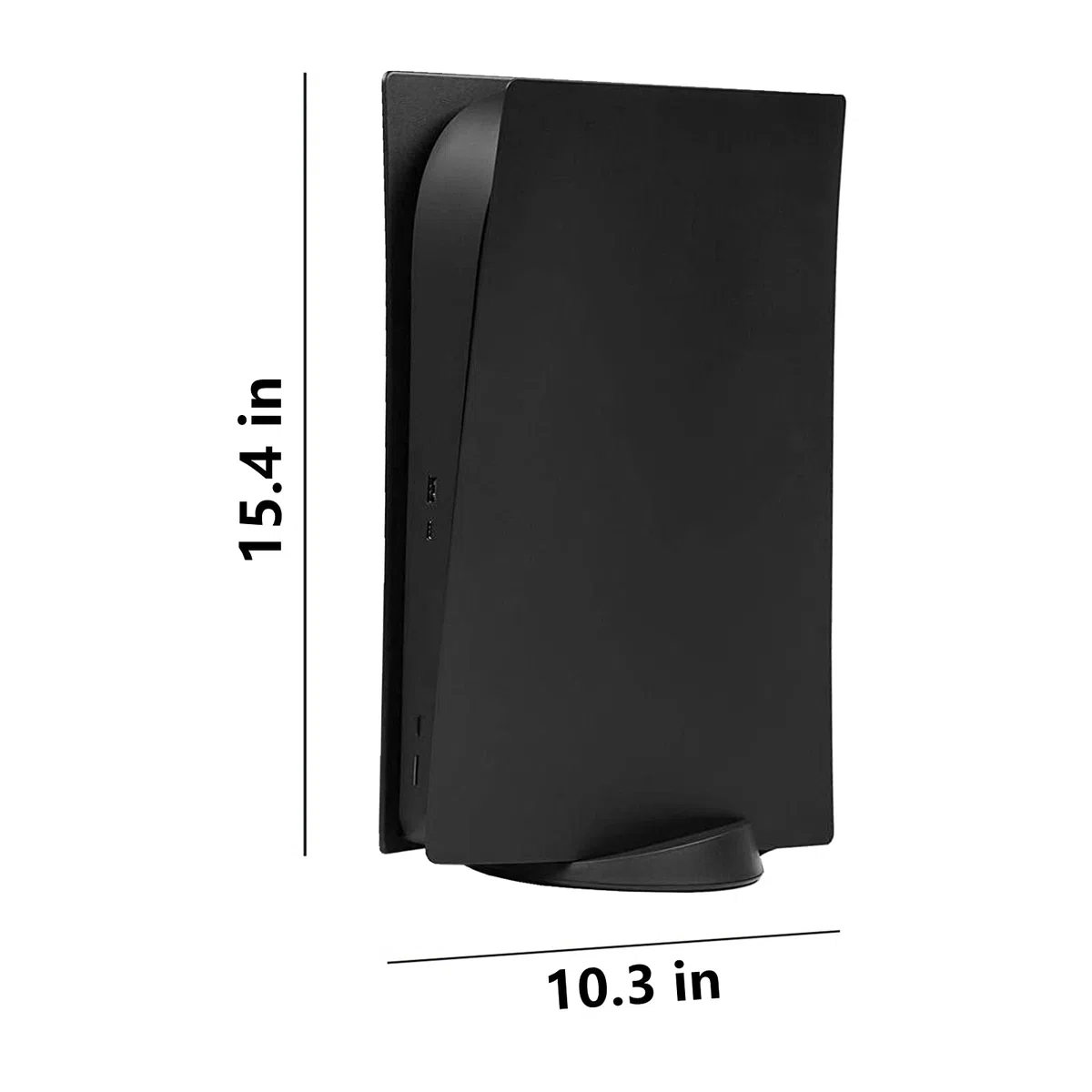 Placa frontal de repuesto para consola PS5, accesorios para Playstation 5, placa frontal de repuesto (negro)