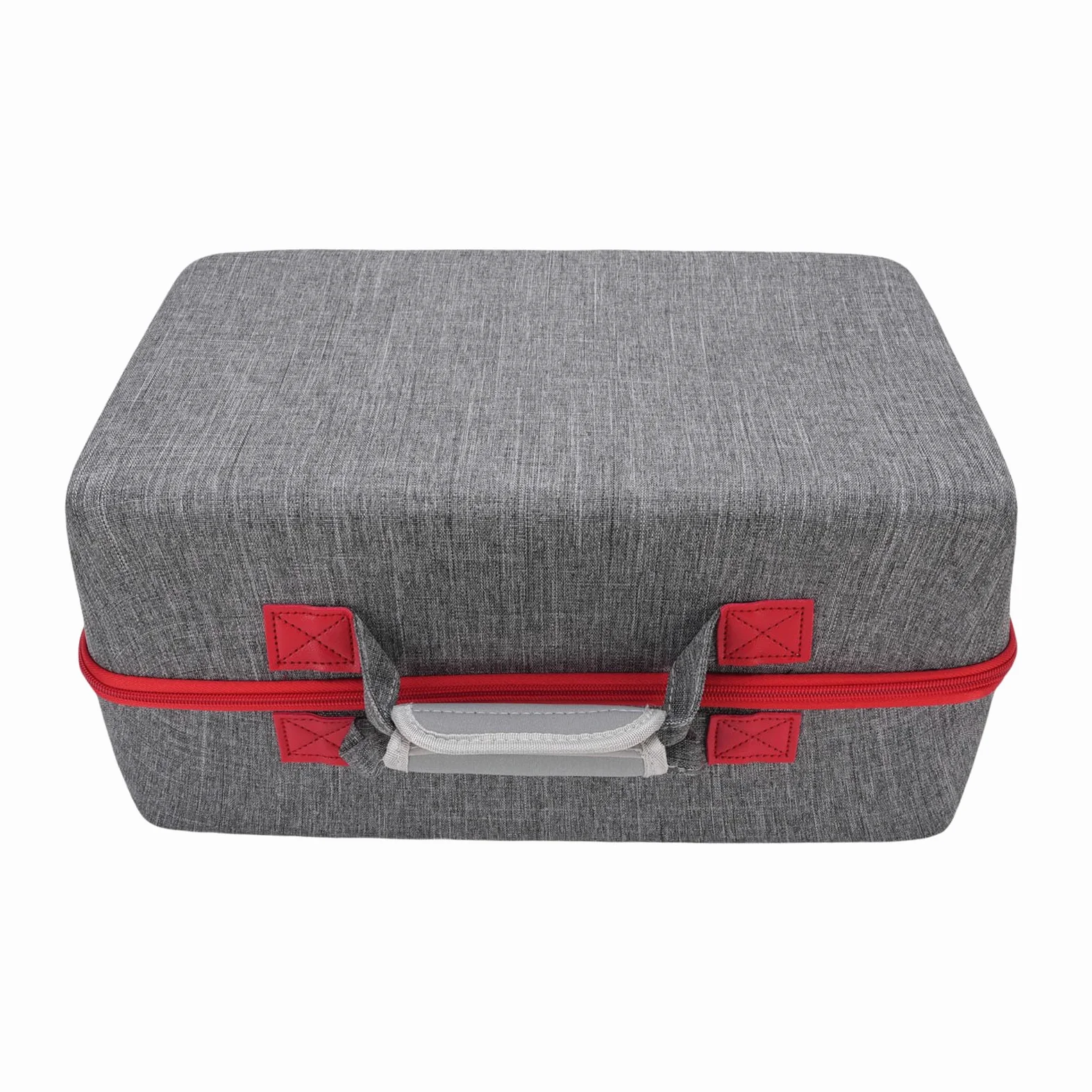 Gucagle Estuche rígido para Consola Bolsa de Almacenamiento de Viaje Multifuncional Duradera con Correa de Hombro Ajustable para Consola de Juegos Controlador Accesorios para Auriculares (Gris)