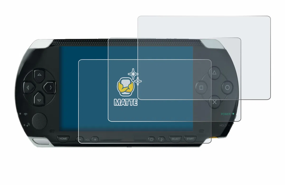 BROTECT Protector Pantalla Anti-Reflejos para Sony PSP 1000 (6 Unidades) Película Mate Anti-Huellas