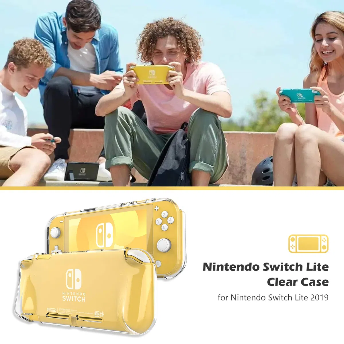 ProCase Estuche Compatible con Nintendo Switch 2 2025, Bolsa Fieltro Funda Portátil Protectora de Almacenamiento con 5 Ranuras para Tarjetas de Juego