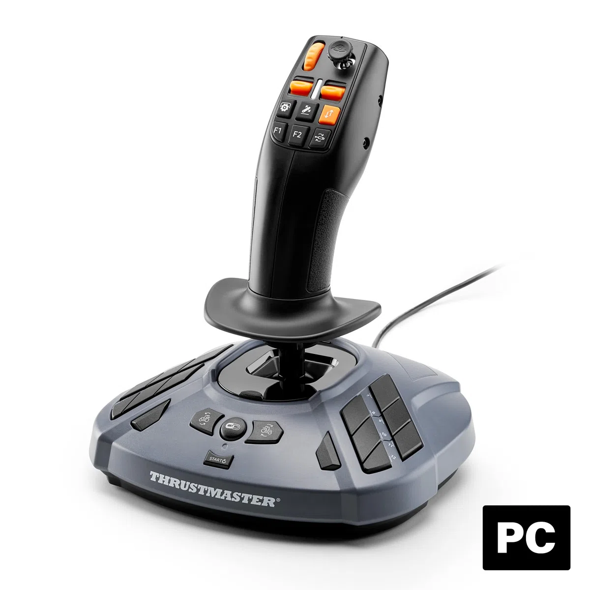 Thrustmaster SimTask FarmStick – Joystick de Simulación para Farming Simulator y Construcción, 33 Botones, Sensores Magnéticos H.E.A.R.T, Diseñado en Colaboración con Giants Software, PC