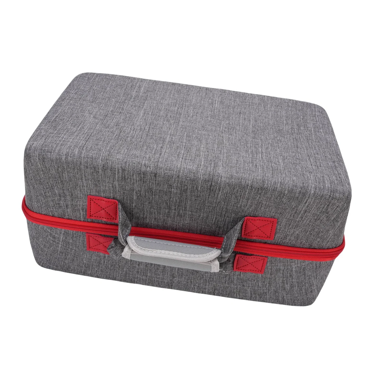 Gucagle Estuche rígido para Consola Bolsa de Almacenamiento de Viaje Multifuncional Duradera con Correa de Hombro Ajustable para Consola de Juegos Controlador Accesorios para Auriculares (Gris)