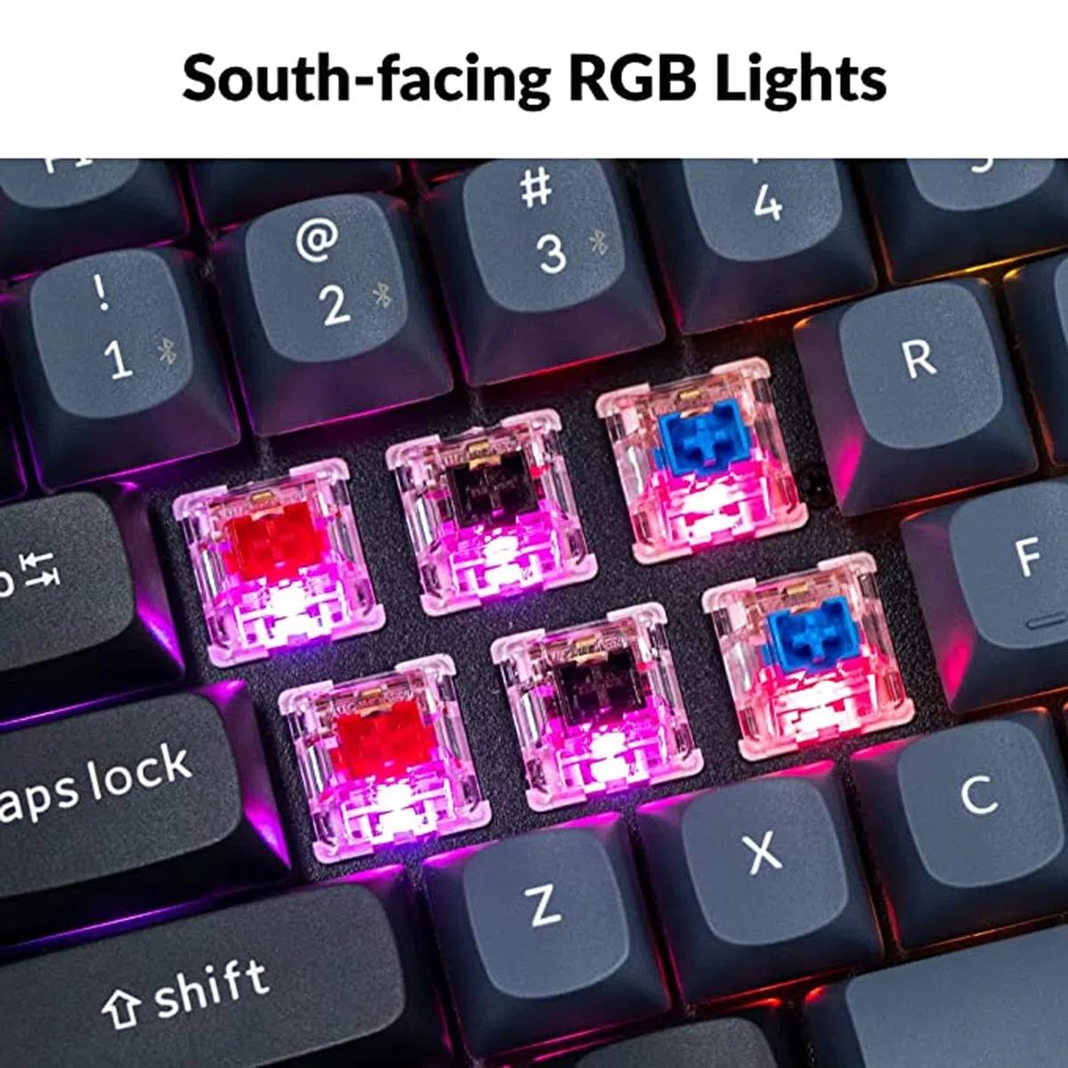 Keychron V6 Cablede Teclado Mecánico Personalizado con Perilla, Full-Size QMK/Via Macros Programable, Hot-swappable Keychron K Pro Brown Switch para Mac Windows, Frosted Black (ES Layout)