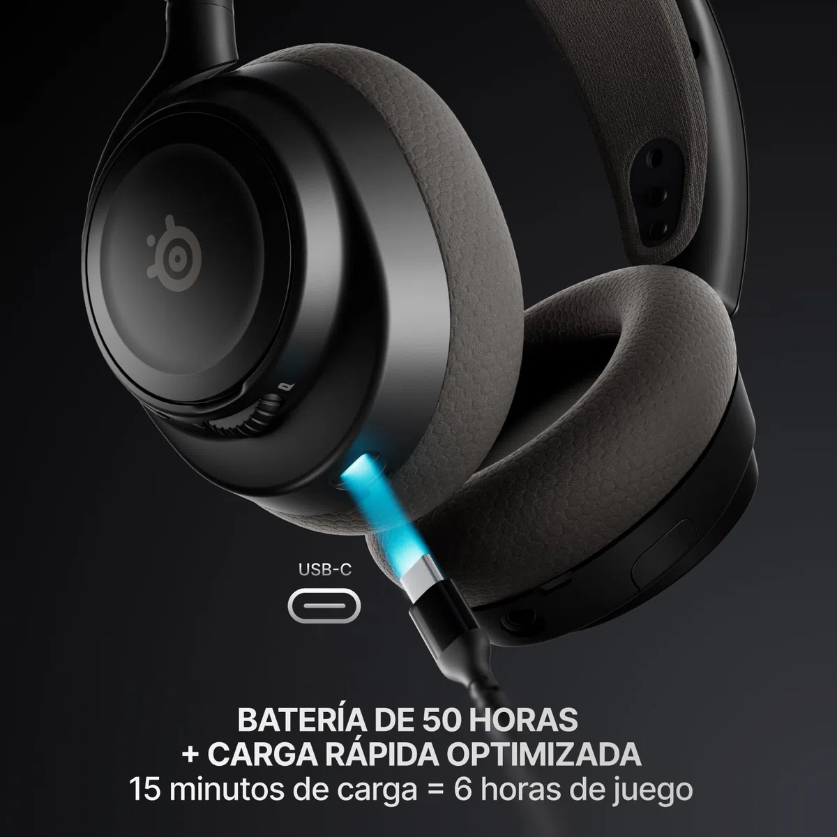 SteelSeries Arctis Nova 7 Wireless Gen 2 Auriculares gaming multiplataforma -Control de app en tiempo real -Más de 50 horas -Controladores magnéticos de neodimio -2,4 GHz y Bluetooth -PC,PS5,Switch1/2