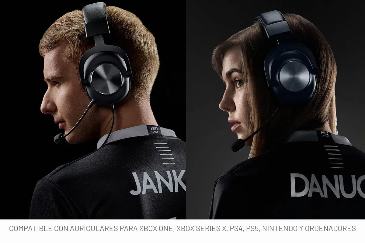 Micrófono de juego de repuesto para Logitech G Pro y G Pro X Gaming Headset en PS4 PS5 Xbox One PC, micrófono desmontable de 3,5 mm