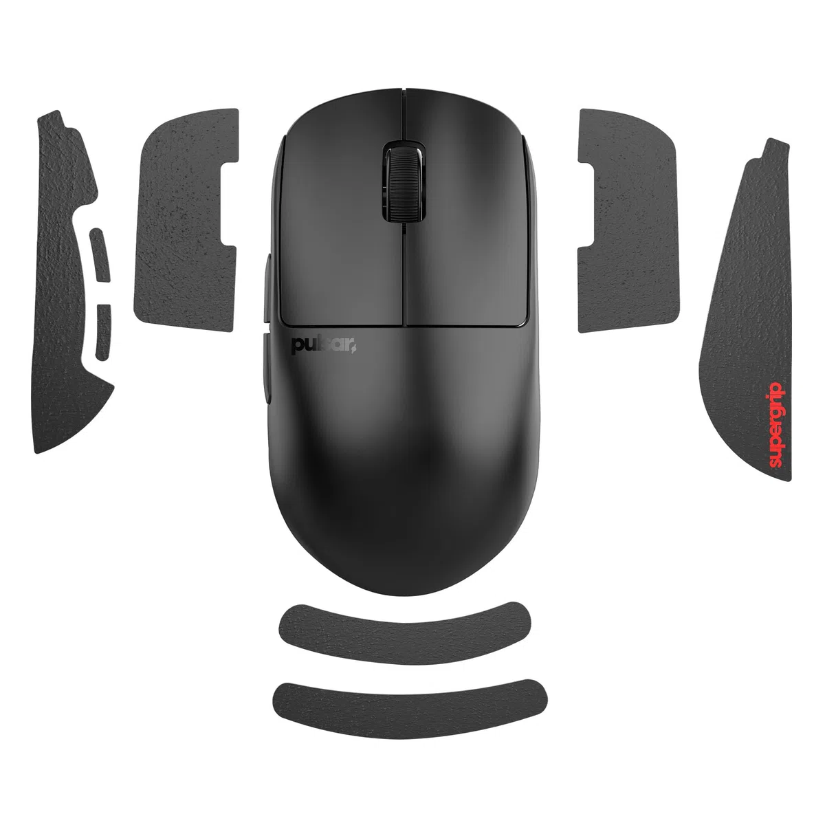 Pulsar Gaming Gears Supergrip para X2H, Mini | Absorbe el sudor, grip antideslizante de alto rendimiento, adhesivo 3M, sin residuos, ultrafino