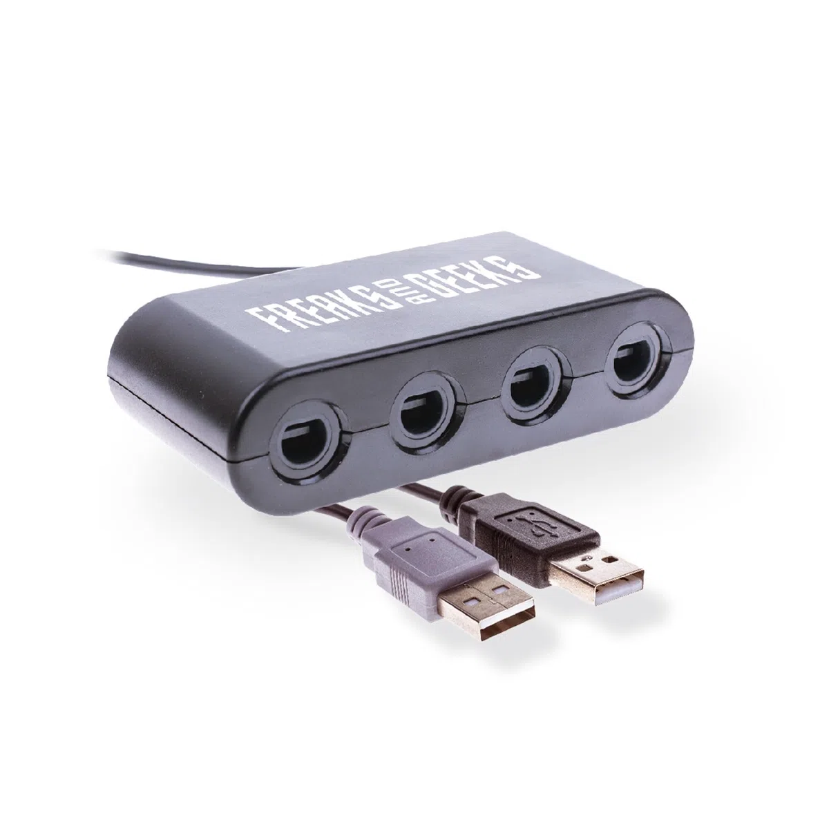 Freaks and Geeks - Adaptador (Compatible) 4 mandos Game Cube para Wii U/Switch 1 y 2