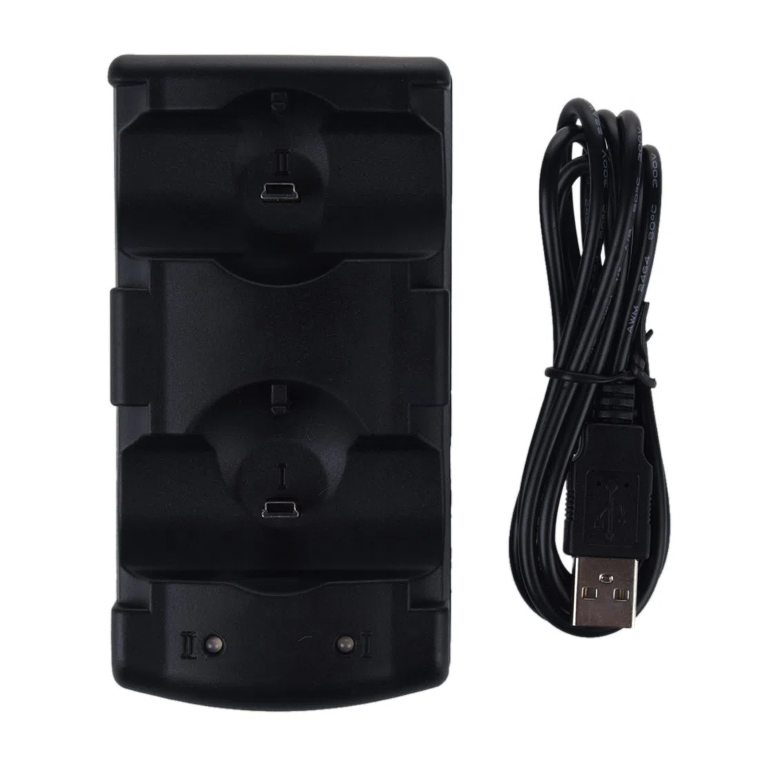 PROCTER Cargador 2en1 USB Charge Double Deck para Controlador inalambrico de PS3 Dual Shock Mover