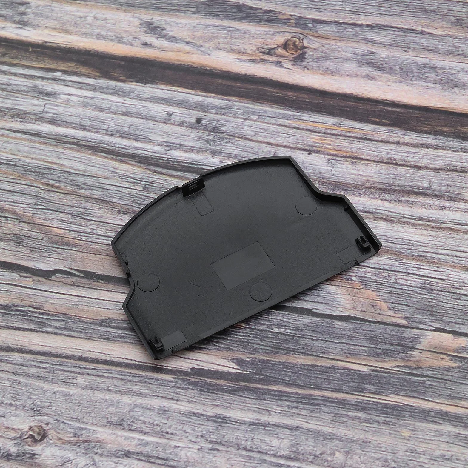 2 Fundas de Repuesto para Puerta de batería compatibles con Sony PSP 2000 2003 2004 3000 3003 3004 Accesorios de Consola de plástico Negro