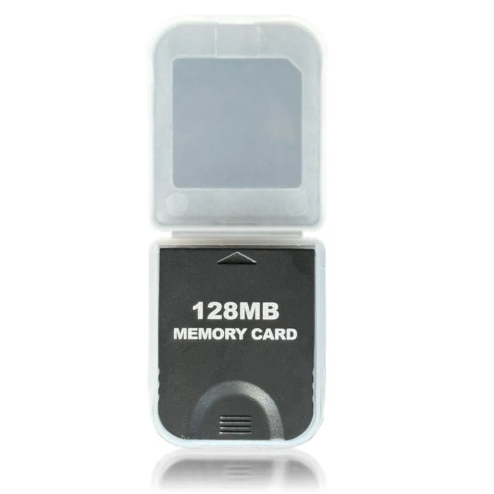 128MB Tarjeta de Memoria Negra Compatible para Wii NGC