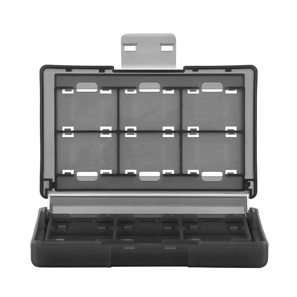 KlsyChry 24+2 Slots Protective Case Game Memory Cards Cartridge Holder Storage Box Organizer Portable for Nintendo Switch