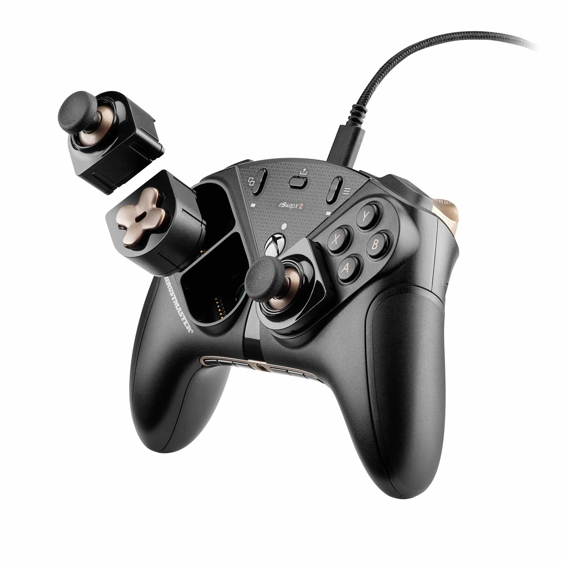 Thrustmaster ESWAP X2 H.E. Mando Modular Efecto Hall - XBOX y PC | Sticks sin deriva, módulos hot-swap, botones mecánicos, 4 botones traseros, precisión de seguimiento 0,01 grados