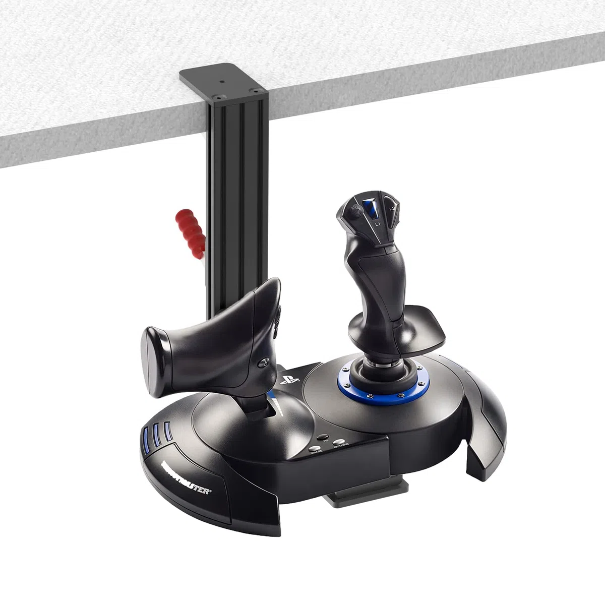 Hikig Paquete de 2 Soportes de Escritorio para joysticks Logitech, Thrustmaster y VKB Hotas, Compatible con X52/X52 Pro/X56/X56 Rhino y más