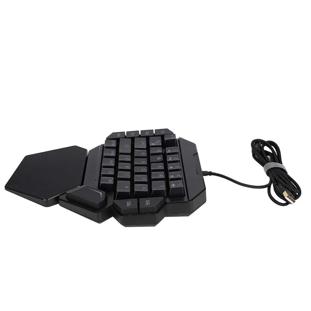 SUNGOOYUE Teclado Mecánico RGB Blacklight con Función de Definición Macro, Diseño Portátil para Entusiastas de los Juegos