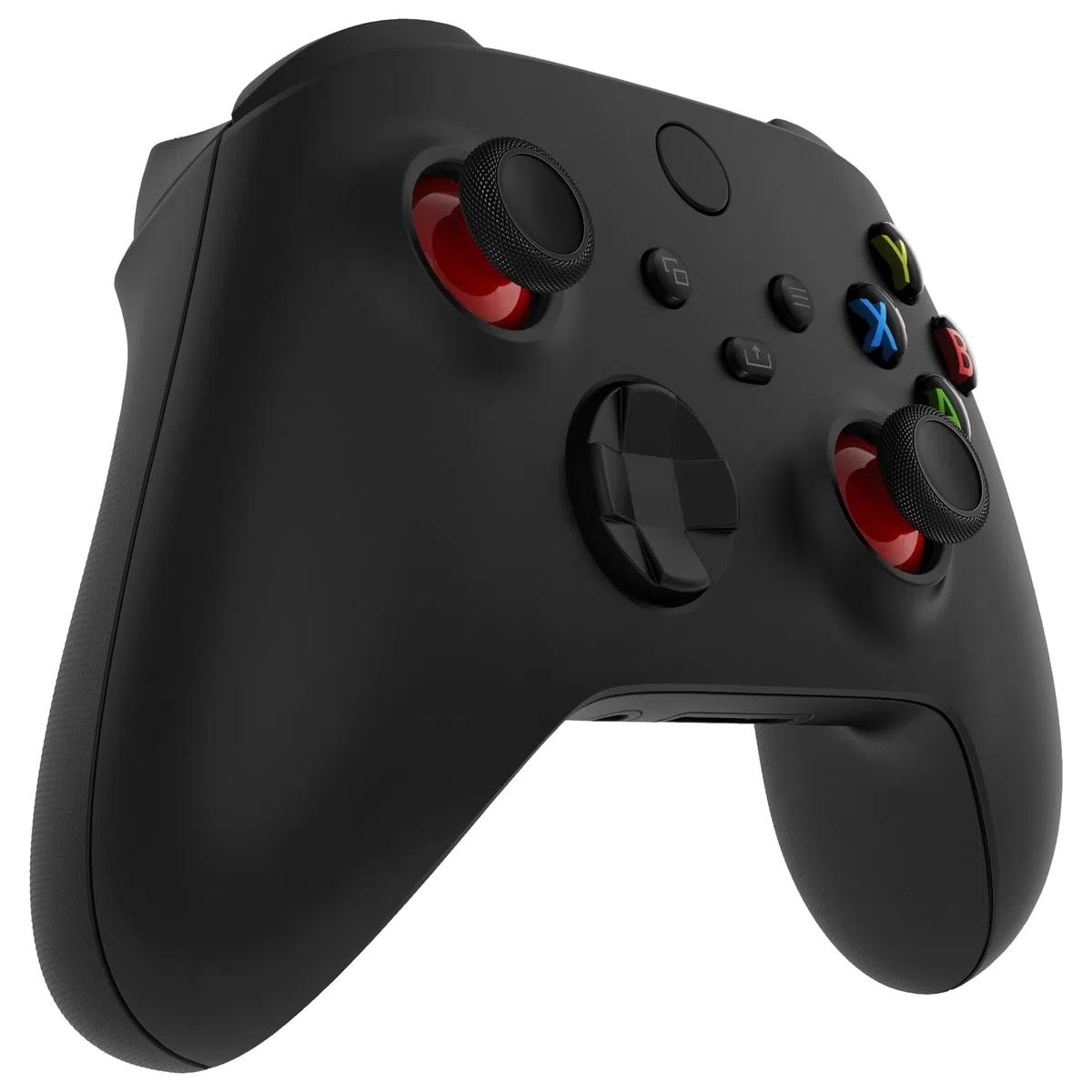 eXtremeRate Joysticks para Xbox Series S X Control Palancas Analogicos Joystick Reemplazable para Xbox One Repuesto para Pulgar Thumbsticks para Xbox One S/X/Estandard/Elite(Rojo Carmín & Negro)