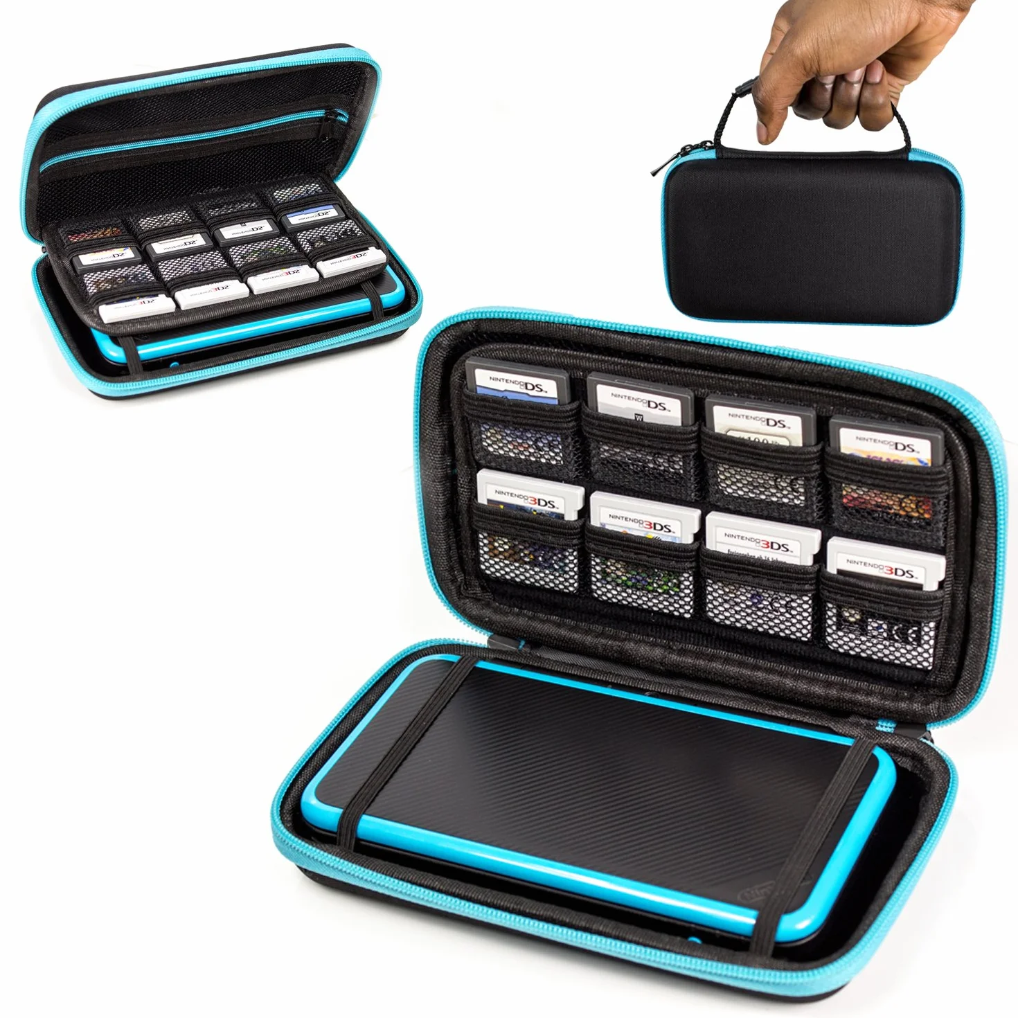 Orzly Carry Case for 2DS XL (Select Case Color Below...)