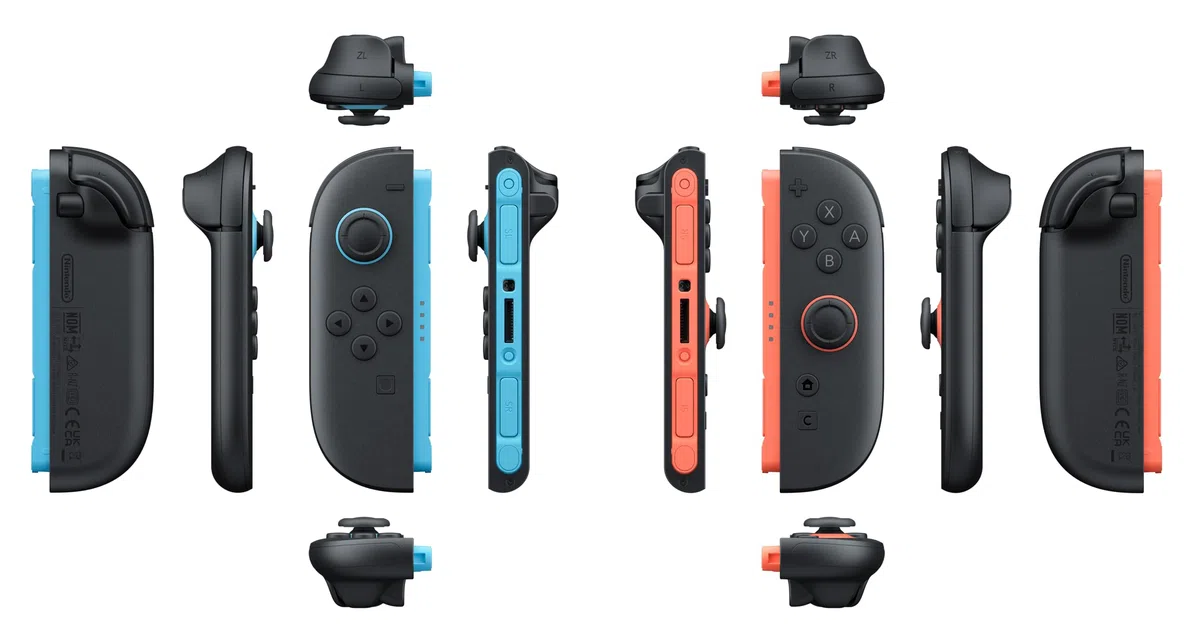 Nintendo Joy-Con 2 (L)/(R) azul claro/rojo claro
