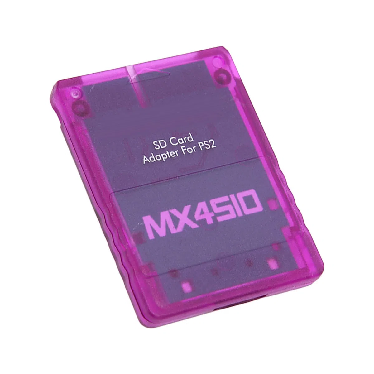 Adaptador de Tarjeta SD para , MX4SIO SIO2SD Adaptador de Tarjeta de Memoria de Reemplazo para Fat Consola (Púrpura Transparente)