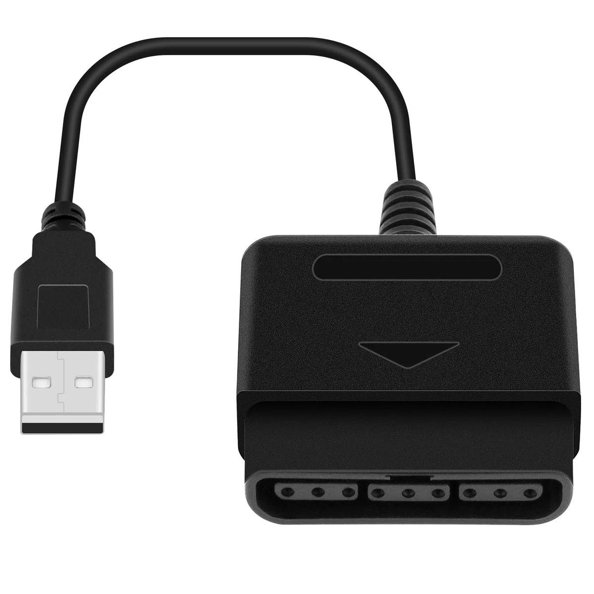 OSTENT Adaptador USB Cable Convertidor para Sony PlayStation 1/2 PS One PSX Mando con Cable Gamepad Joystick a PC Portátil