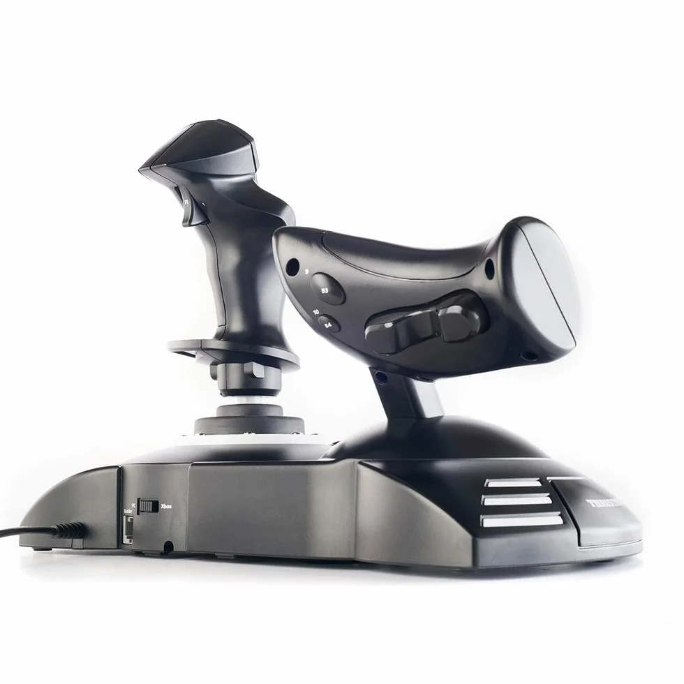 Thrustmaster T.Flight Hotas One - Joystick y Mando de Potencia para Xbox Series X|S, Xbox One y PC (Licencia Oficial, Acelerador Desmontable, 14 Botones de Acción) Negro
