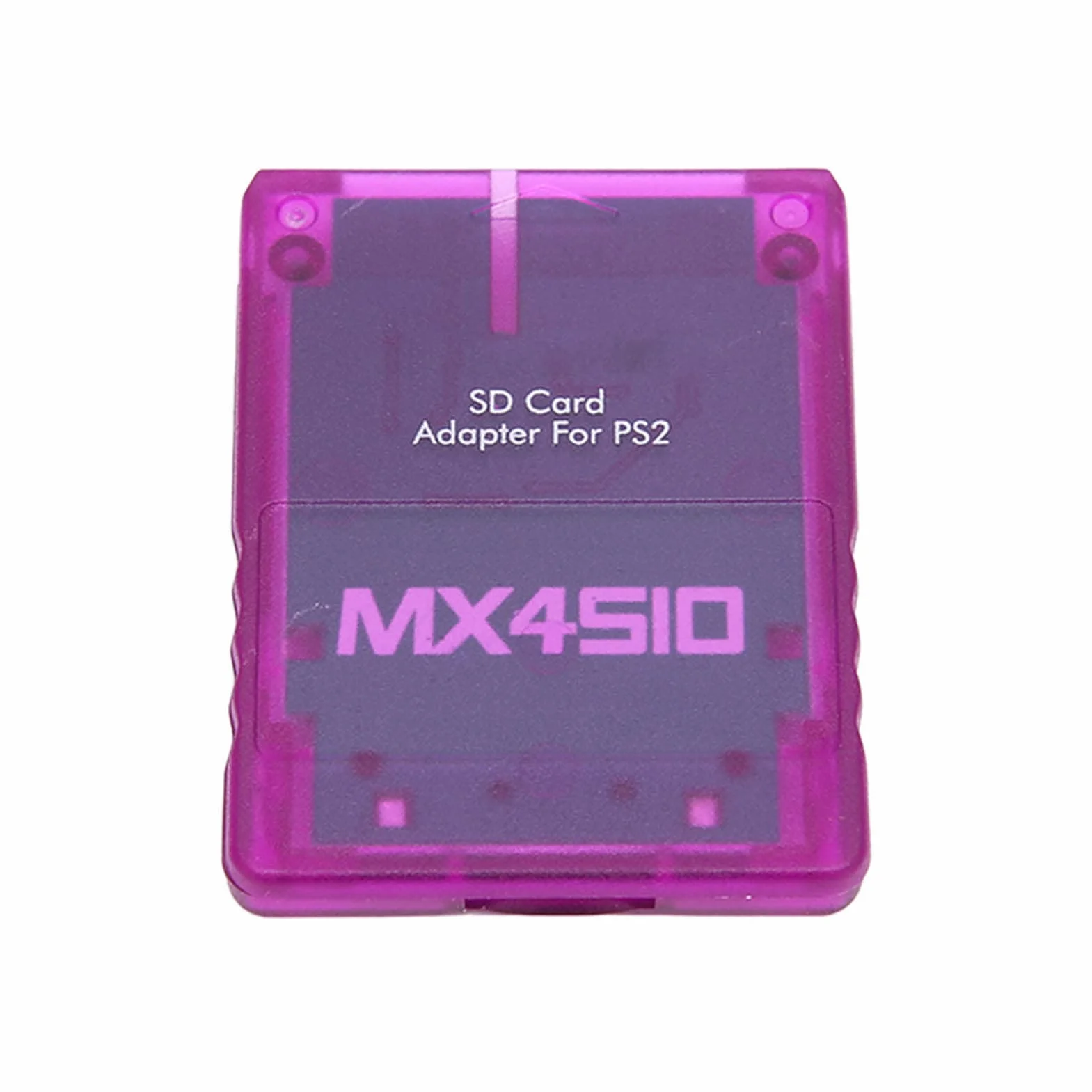Adaptador de Tarjeta SD para , MX4SIO SIO2SD Adaptador de Tarjeta de Memoria de Reemplazo para Fat Consola (Púrpura Transparente)