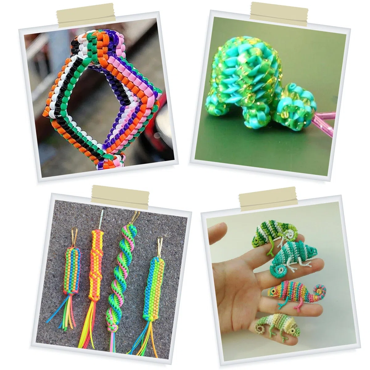 VORHOT 200 Piezas Scoubidou Hilo Plastico, Scooby Doo Pulseras 20 Colores, Scooby Doo Hilos con Llavero y Gancho, Hilos Pulseras Scooby Doo para Hacer Pulseras, Collares, Llaveros