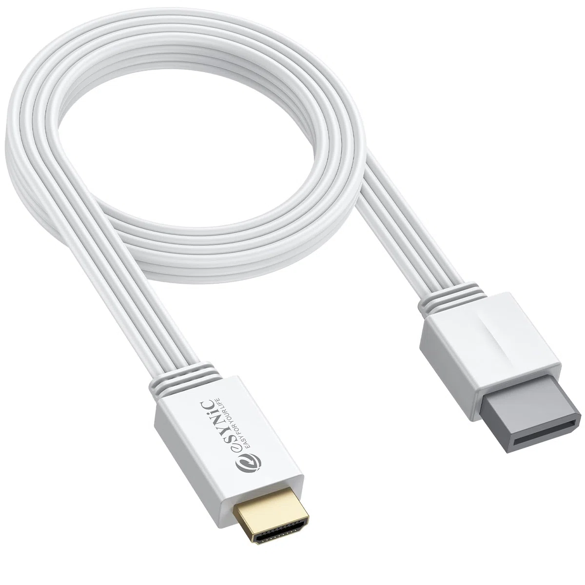eSynic Adaptador Wii a HDMI 1080P/720P Convertidor Wii a HDMI Cable HDMI 1.2 Metros Wii HDMI Converter Plug and Play Compatible con Nintendo Wii y Wii U Conexión Directa a HDTV y Monitor