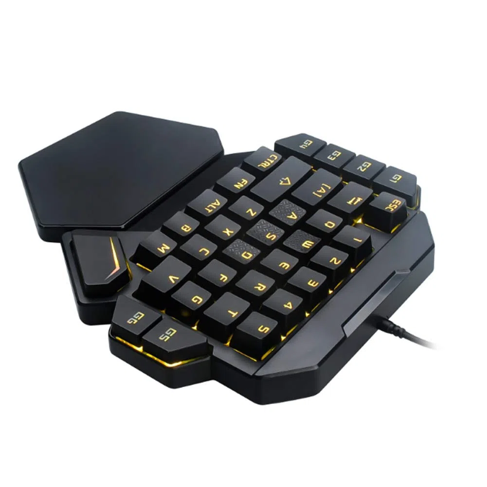 SUNGOOYUE Teclado Mecánico RGB Blacklight con Función de Definición Macro, Diseño Portátil para Entusiastas de los Juegos