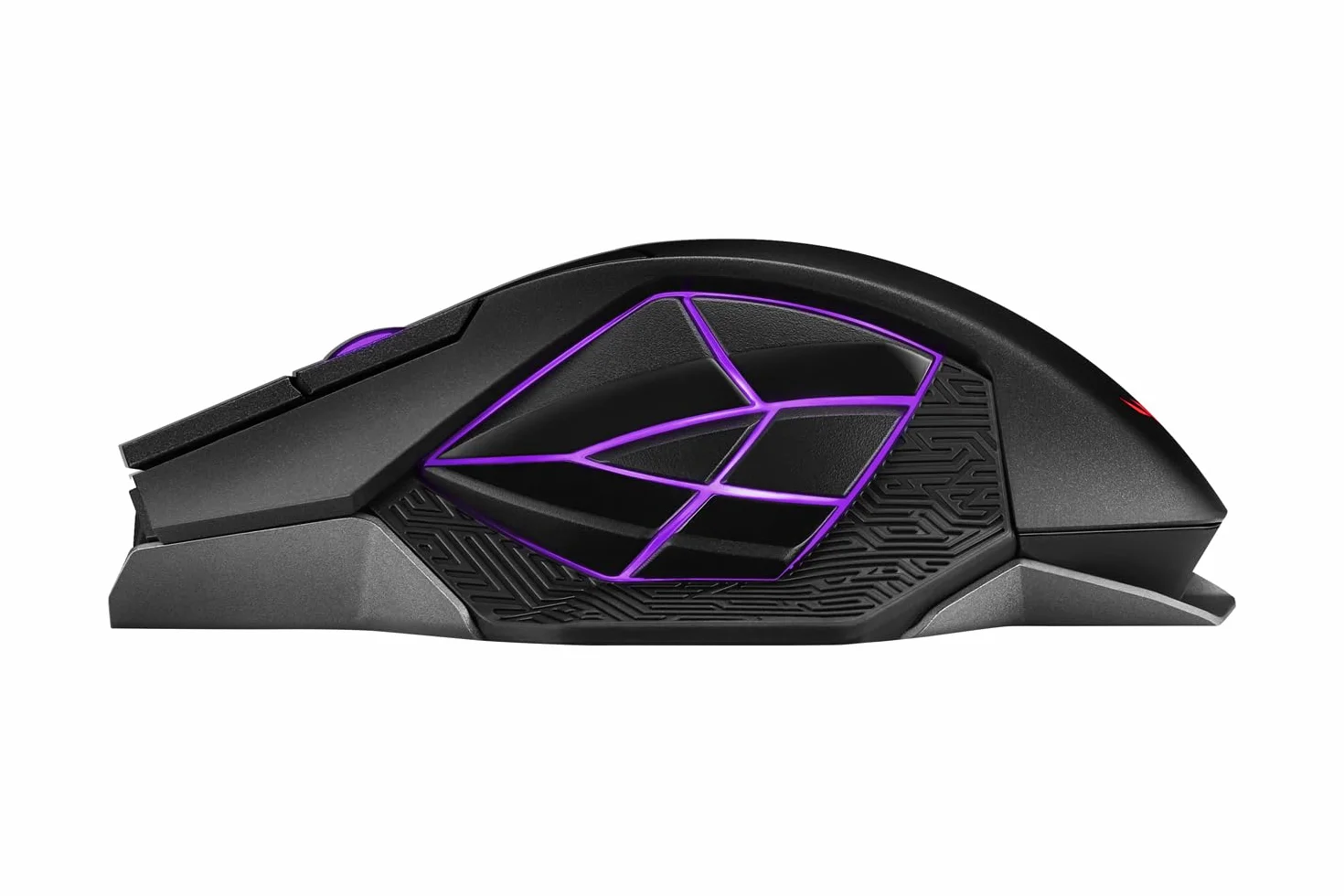 ASUS ROG Spatha X Ratón Gaming Inalámbrico (conectividad por Cable y RF de 2,4 GHz, Soporte de Carga, 12 Botones programables, 19 000 dpi, interruptores Intercambiables, ROG Paracord y Aura Sync)