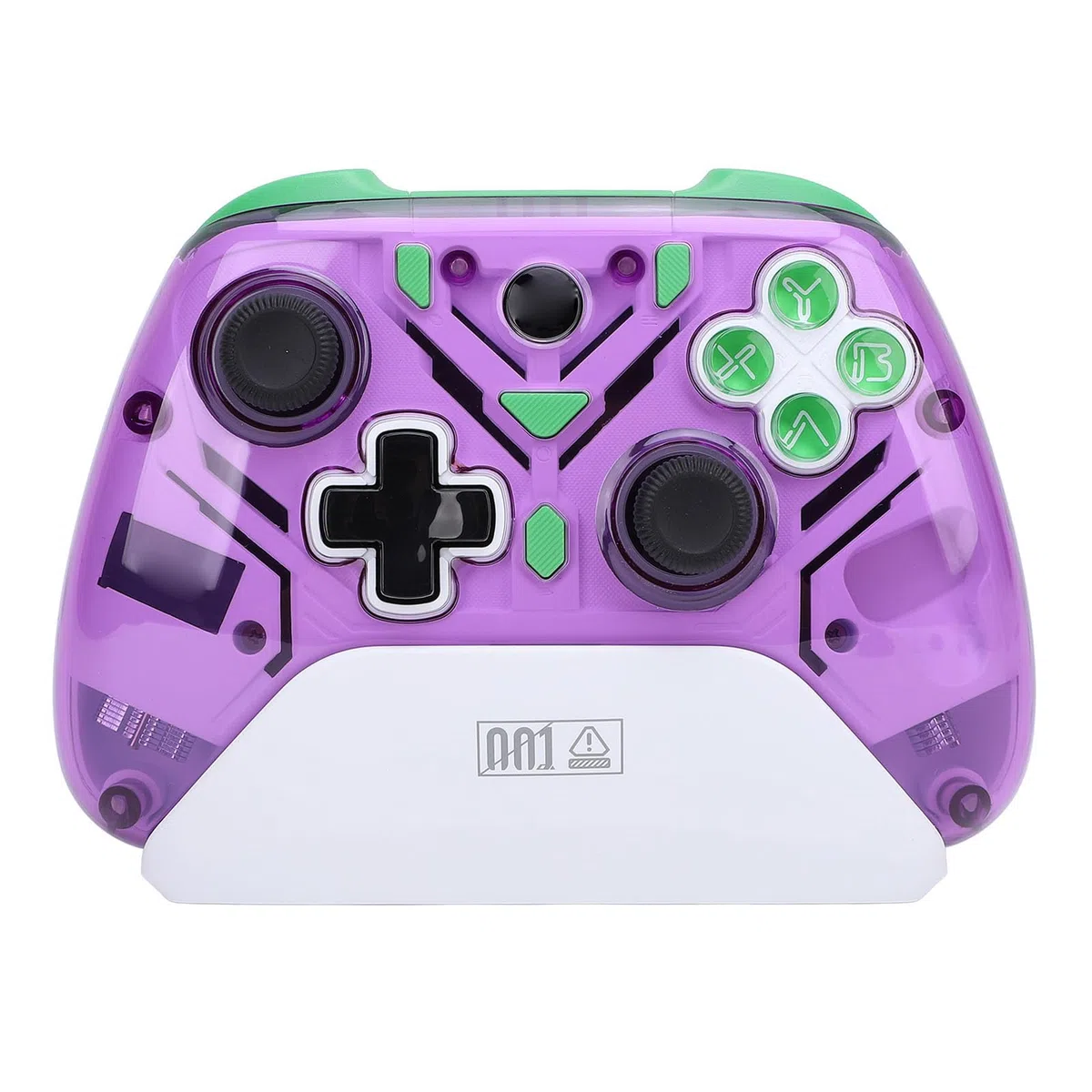 AMONIDA Controlador de Juegos Inalámbrico 2.4G con Tecnología de Joystick Mejorada para, PC - Batería de Larga Duración - Material ABS (PURPLE)