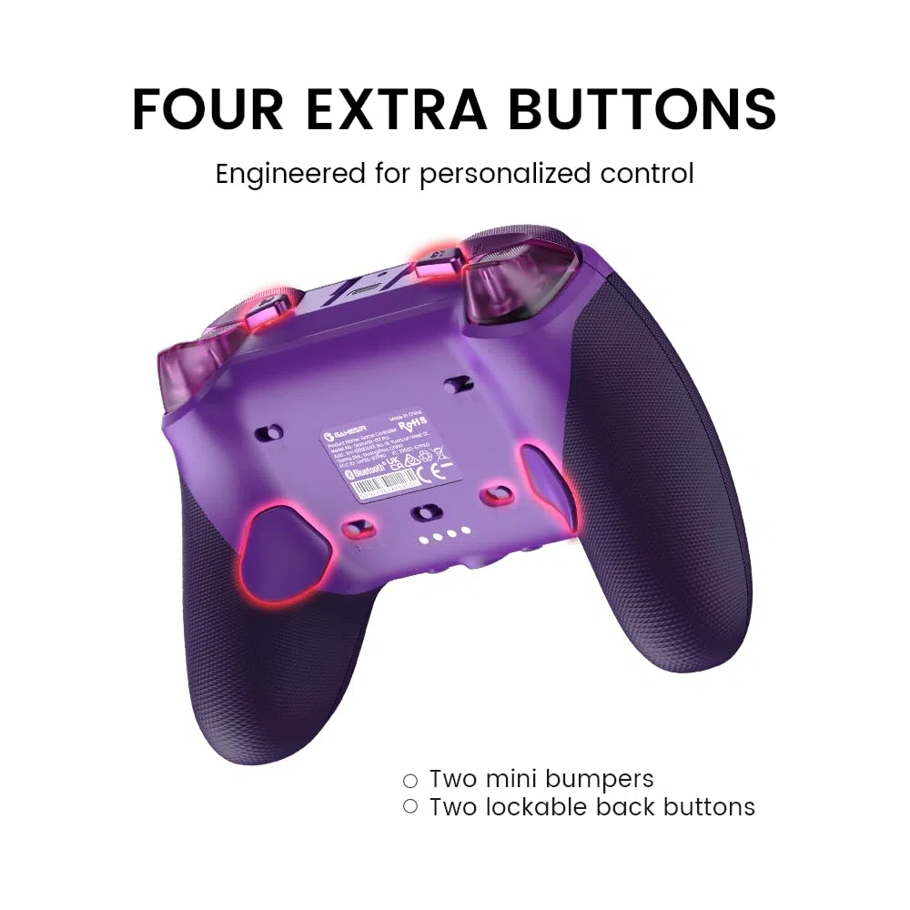 GameSir G7 Pro Mando Xbox Cable/PC Inalámbrico, TMR, 1000Hz, Morado