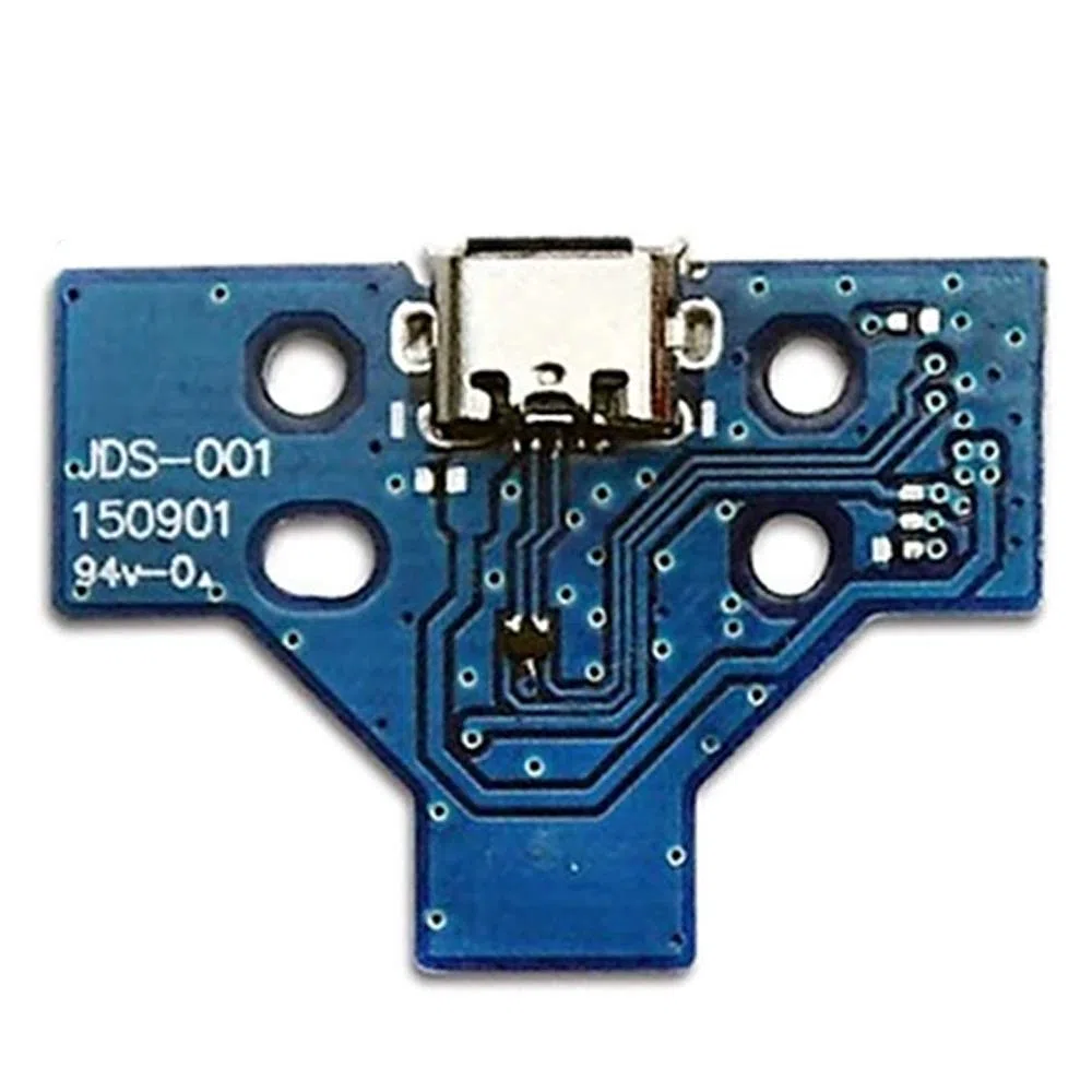 MMOBIEL Reemplazo del Puerto de Carga para PlayStation PS4 Modelo Dualshock 4 el Controlador: JDS-001 Cable Flexible de 12 Pines con Incl. (+) Destornillador