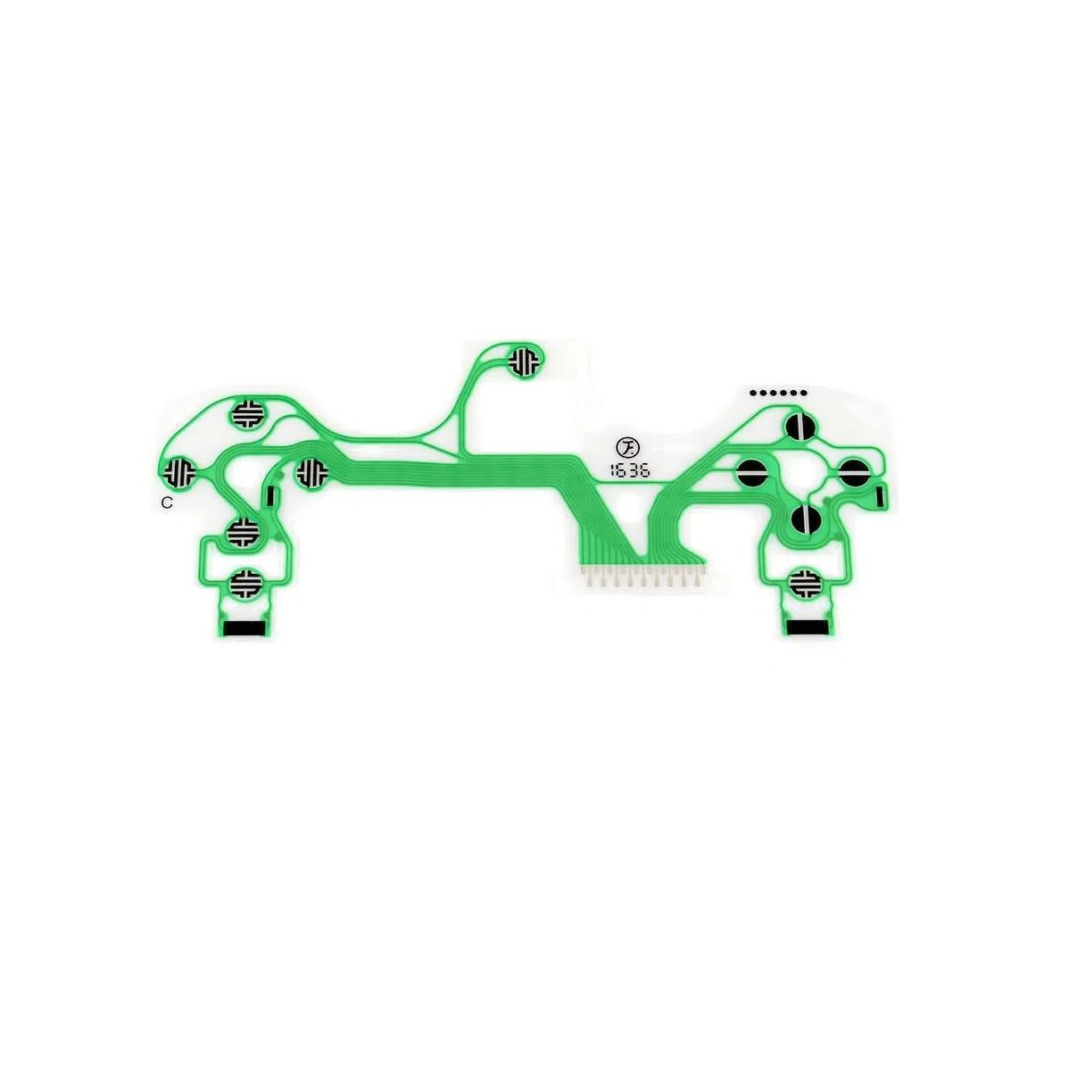 TECKEEN Controlador de juego Circuito Película Cable Cinta Conductivo Teclado Flex PCB JDM-040 Reemplazo para PS4 Pro