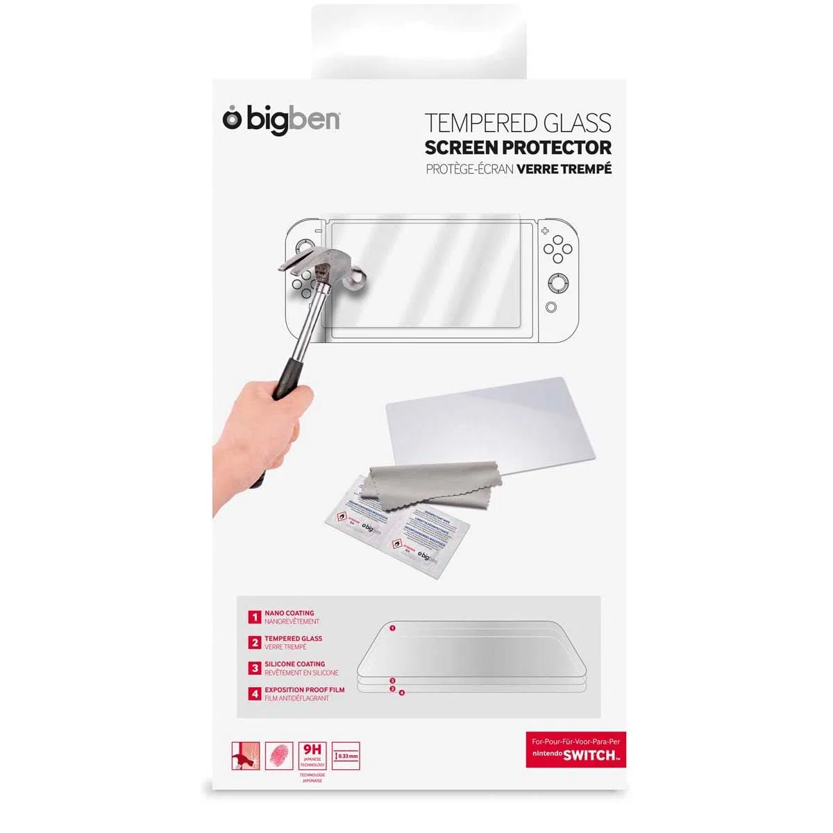 BigBen Interactive - Protector De Pantalla (Nintendo Switch)