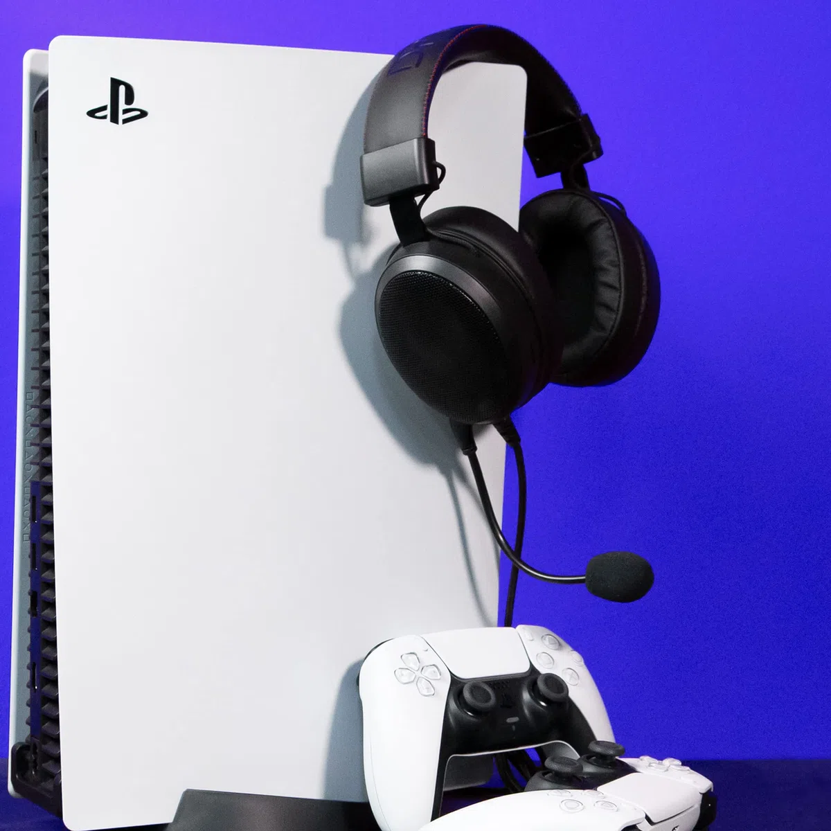 DR1TECH Blackjack+ Auriculares Cascos Gaming con Cable y Micrófono para PS5 Consola [Audio 3D], PS4, Xbox y Smartphone - Auricolares Over Ear con Driver 40mm (INMERSIÓN Total)