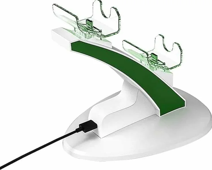 Base de carga de controlador dual: carga rápida y configuración organizada de juegos